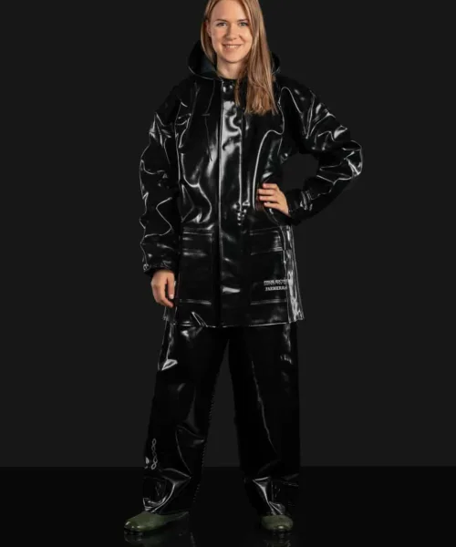 Regnjacka arbetskläder Rainjacket Raincoat Workwear Galon regnställ regnkläder