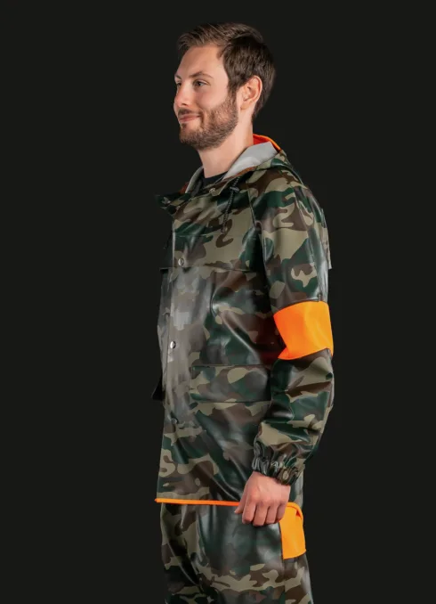 Regnjacka arbetskläder Rainjacket Raincoat Workwear Galon regnställ regnkläder