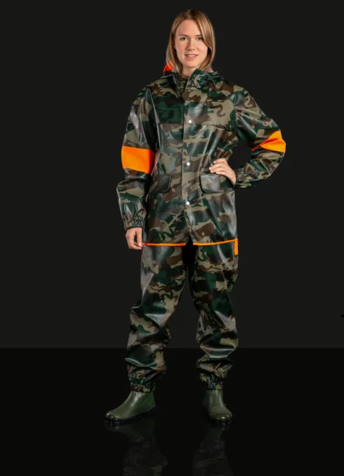 Regnjacka arbetskläder Rainjacket Raincoat Workwear Galon regnställ regnkläder