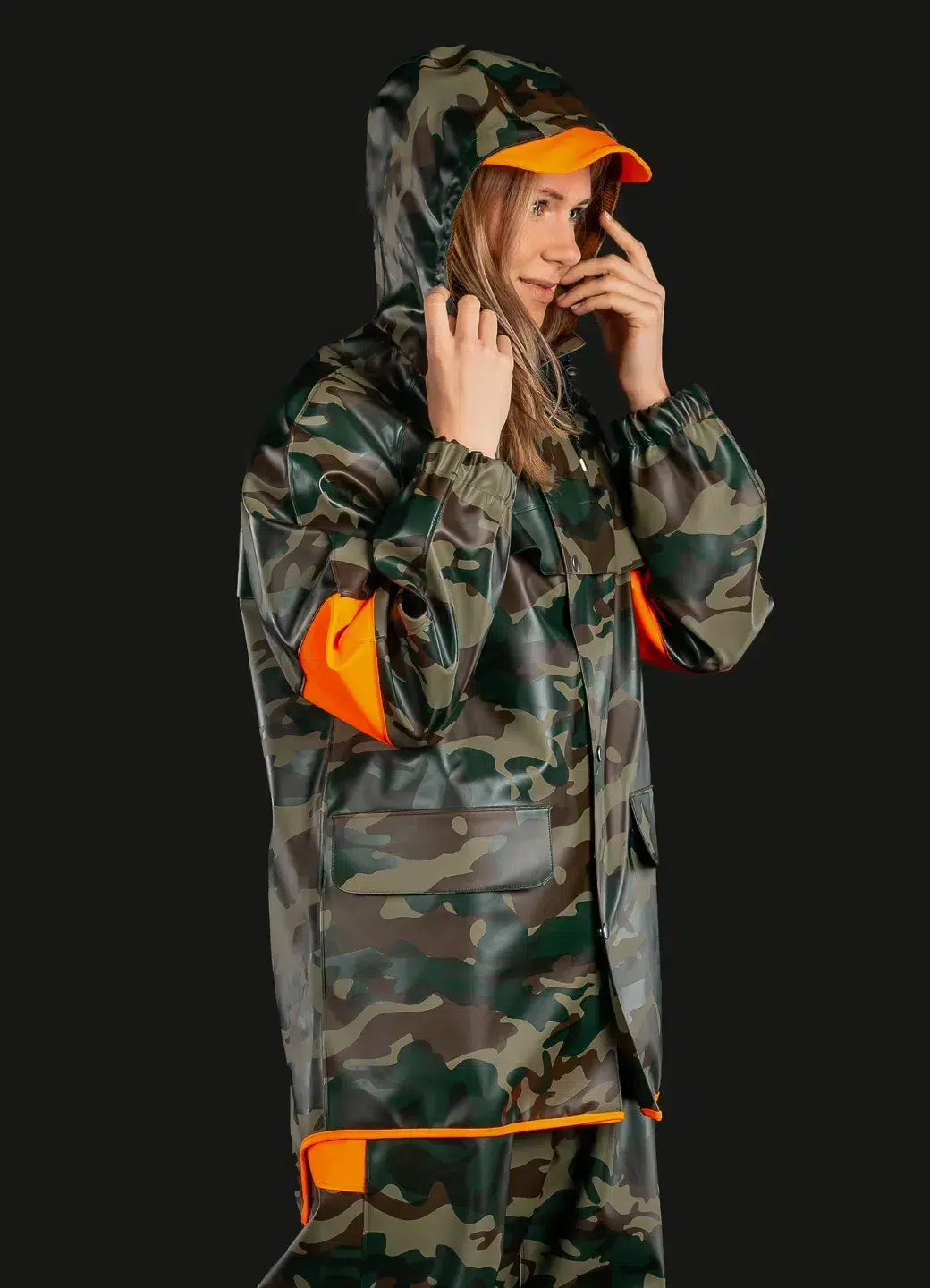 Regnjacka arbetskläder Rainjacket Raincoat Workwear Galon regnställ regnkläder