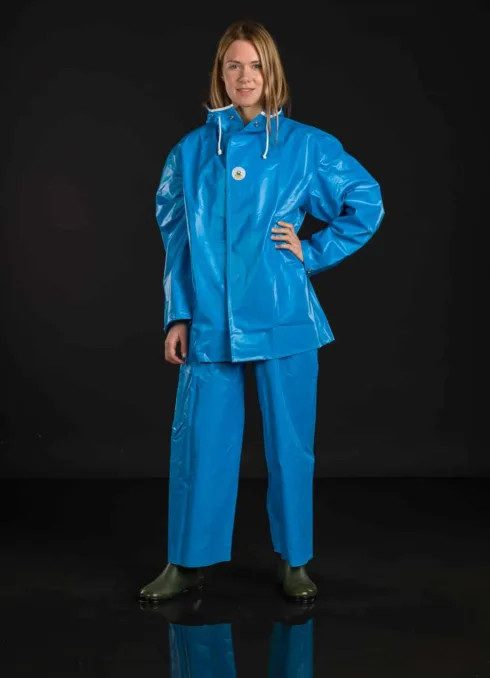 Regnjacka arbetskläder Rainjacket Raincoat Workwear Galon regnställ regnkläder