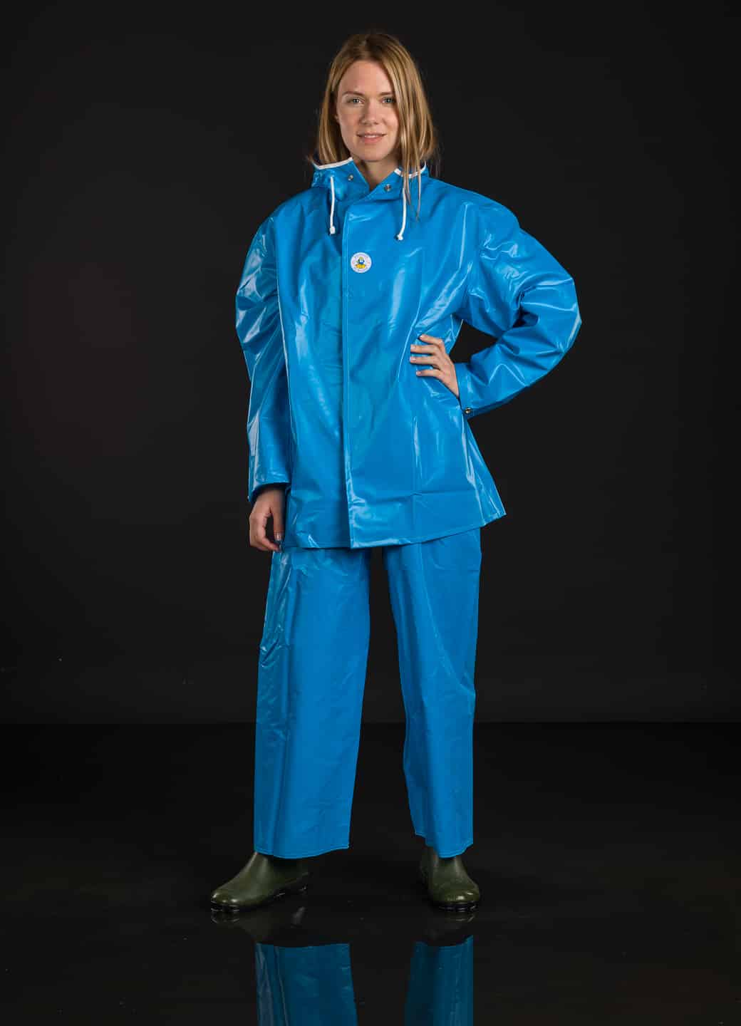 Regnjacka arbetskläder Rainjacket Raincoat Workwear Galon regnställ regnkläder