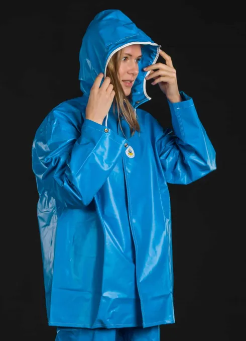 Regnjacka arbetskläder Rainjacket Raincoat Workwear Galon regnställ regnkläder