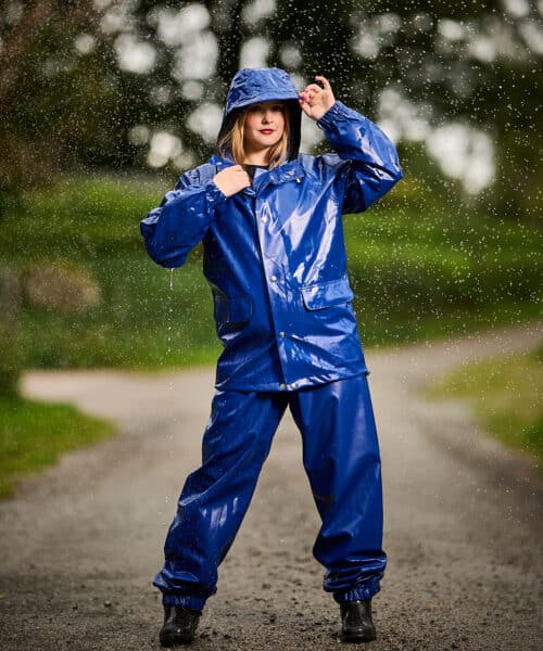 Jacka och axelbyxa Blå light Limited Run